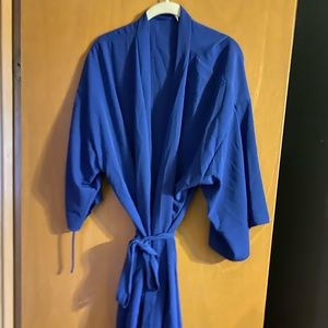 Royal blue Pink Blush robe